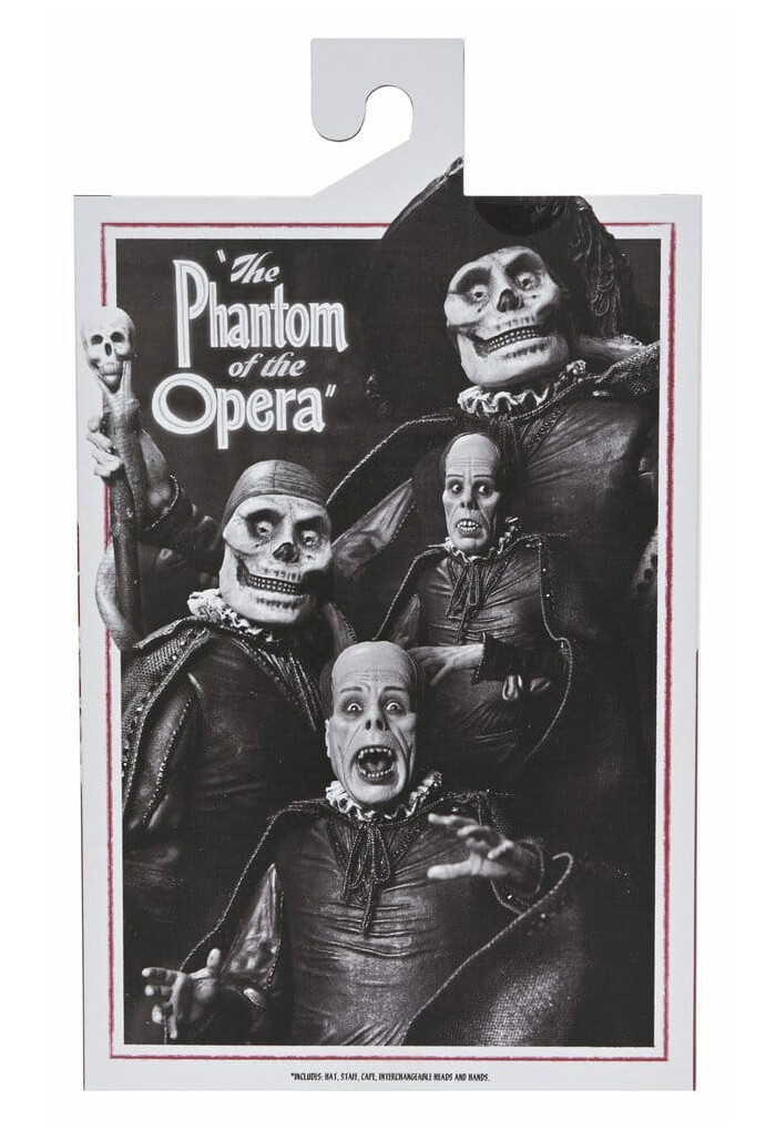 UNIVERSAL MONSTERS - The Phantom of the Opera 1925 - Masque of the Red Death Black & White Ver. Action Figure