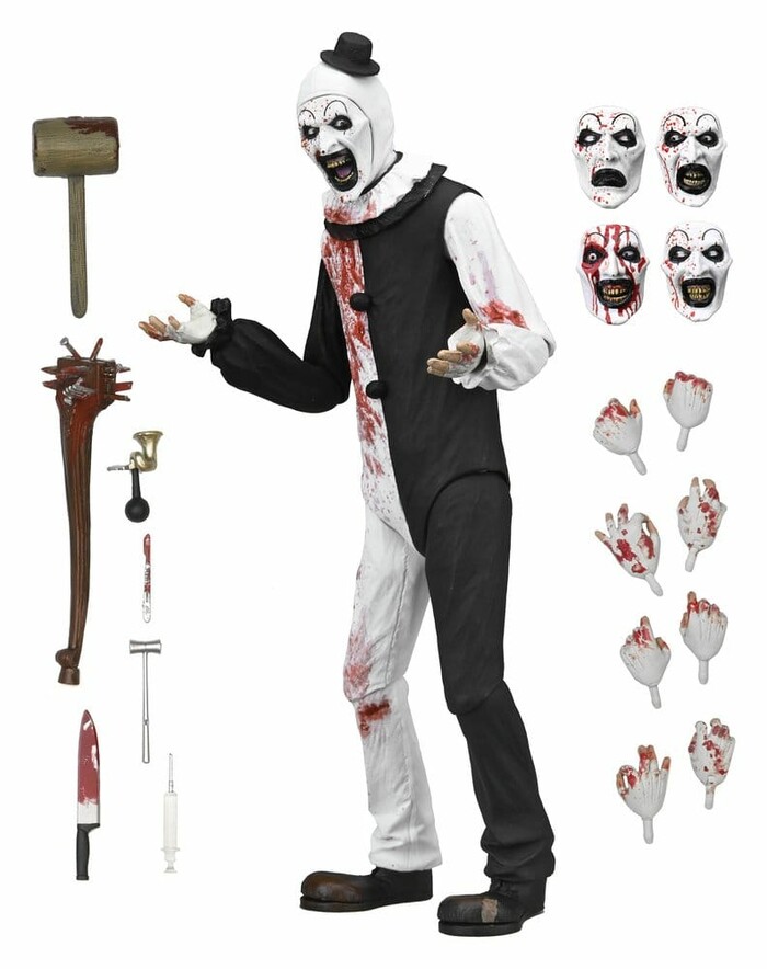 TERRIFIER 2 - Art the Clown Blood Splattered Ver. Ultimate Action Figure