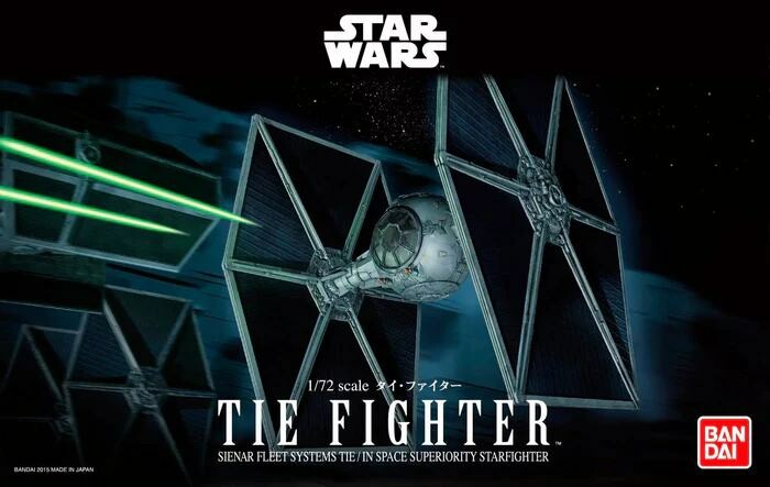 STAR WARS - 1/72 TIE Fighter Model Kit