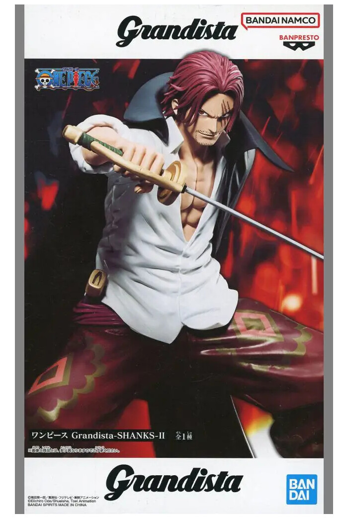 ONE PIECE - Grandista - Shanks II Pvc Figure - Damaged Box