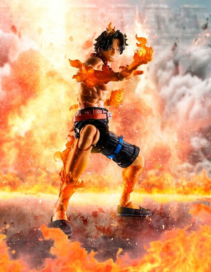ONE PIECE - Marineford - Portgas D. Ace S.H.Figuarts Action Figure