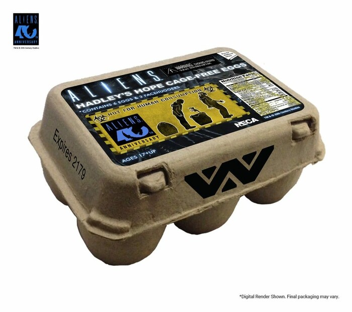 ALIENS - 40th Anniversary - Carton of Alien Eggs 6-Pack Accessory