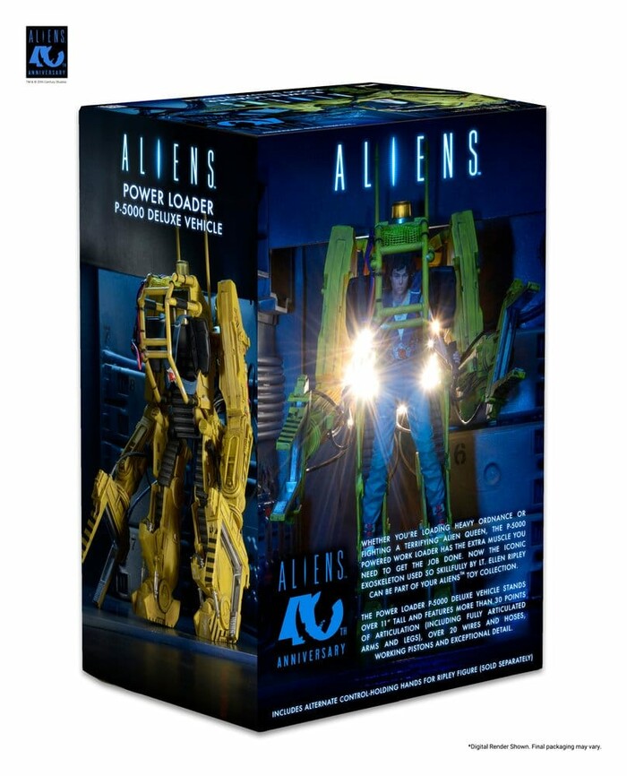 ALIENS - 40th Anniversary - Power Loader P-5000 Deluxe Vehicle Action Figure