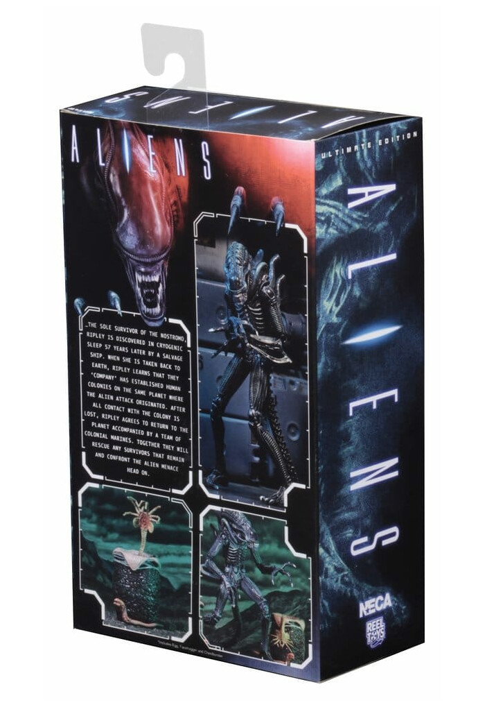 ALIENS - 40th Anniversary - 1986 Alien Warrior Blue Ultimate Action Figure