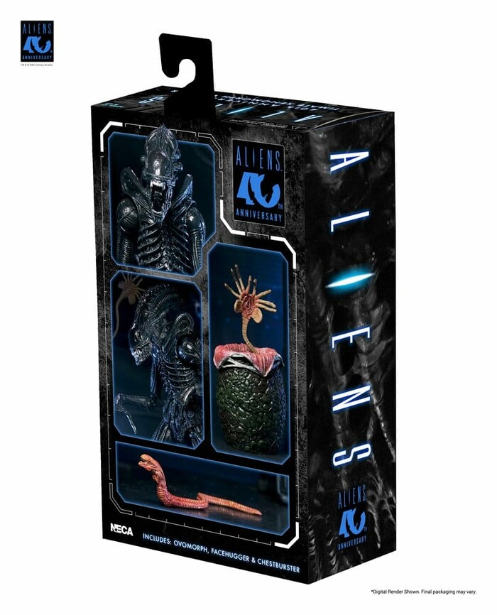 ALIENS - 40th Anniversary - 1986 Xenomorph Black Ultimate Action Figure