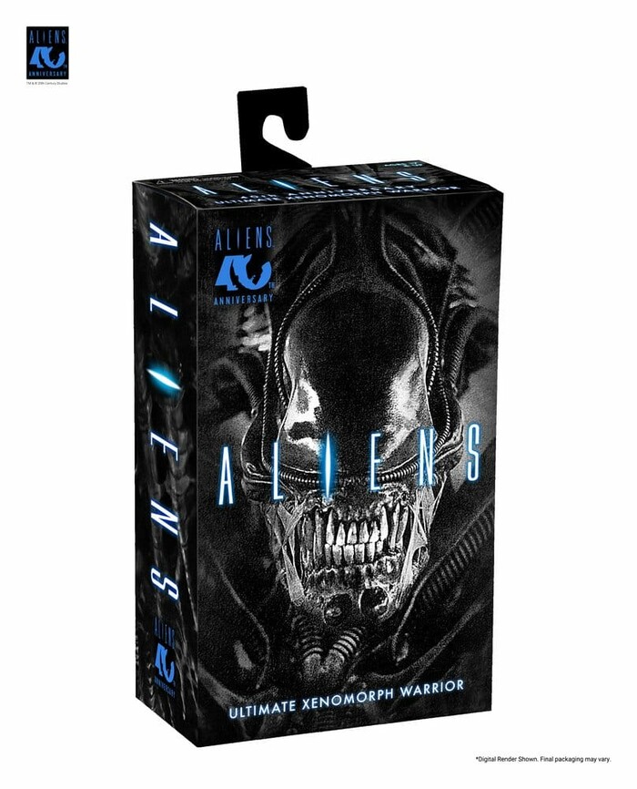 ALIENS - 40th Anniversary - 1986 Xenomorph Black Ultimate Action Figure