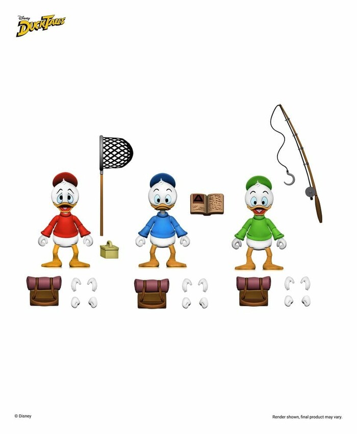DISNEY - DuckTales - Huey Dewey Louie Ultimate Action Figure 3-Pack