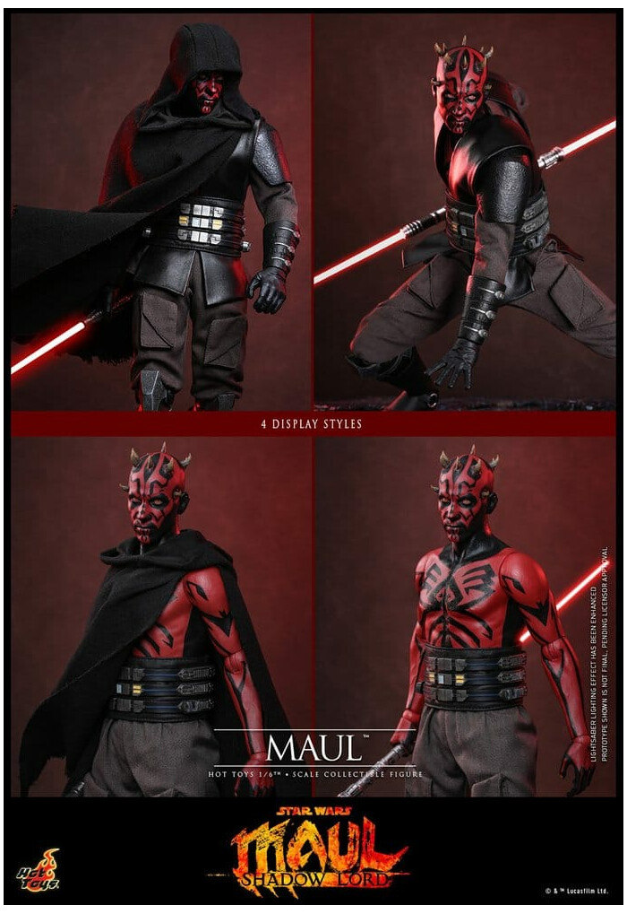 STAR WARS - Maul Shadow Lord - Maul 1/6 Action Figure 12" TMS187