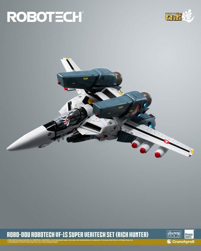 MACROSS - ROBOTECH - VF-1S Super Veritech Set Rick Hunter Robo-Dou Action Figure