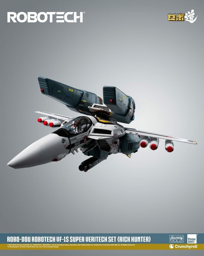 MACROSS - ROBOTECH - VF-1S Super Veritech Set Rick Hunter Robo-Dou Action Figure