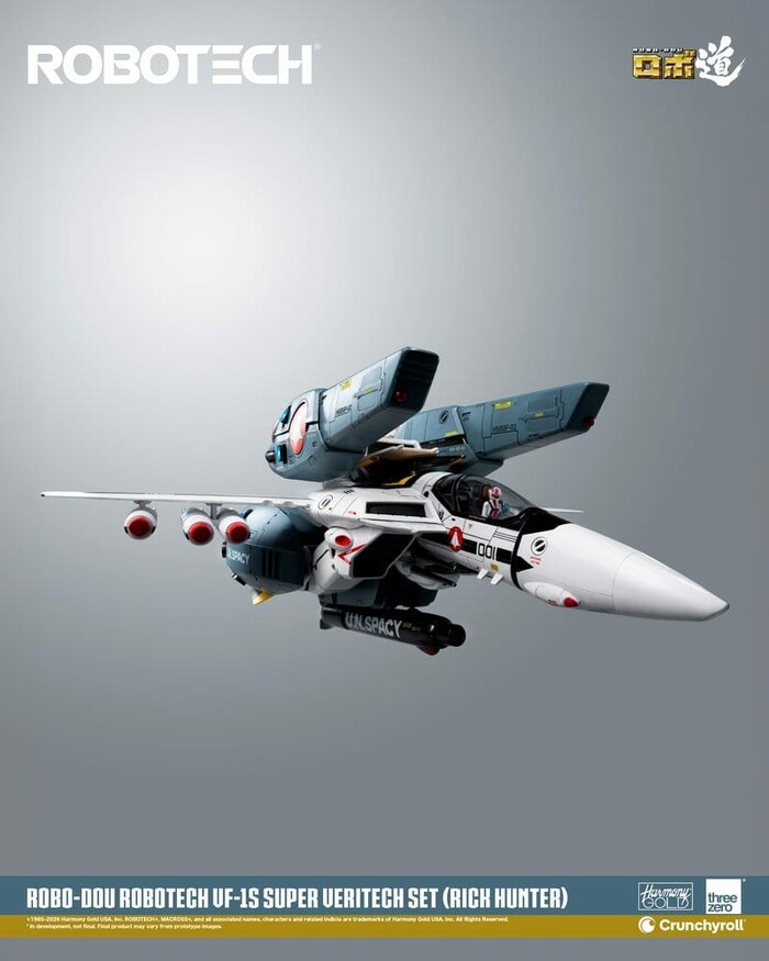 MACROSS - ROBOTECH - VF-1S Super Veritech Set Rick Hunter Robo-Dou Action Figure