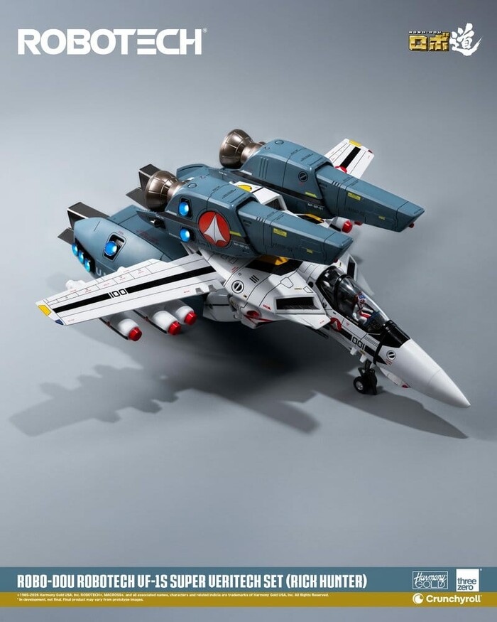 MACROSS - ROBOTECH - VF-1S Super Veritech Set Rick Hunter Robo-Dou Action Figure