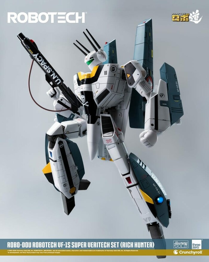 MACROSS - ROBOTECH - VF-1S Super Veritech Set Rick Hunter Robo-Dou Action Figure