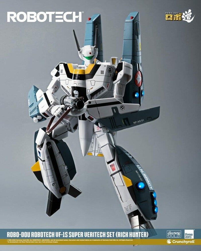 MACROSS - ROBOTECH - VF-1S Super Veritech Set Rick Hunter Robo-Dou Action Figure