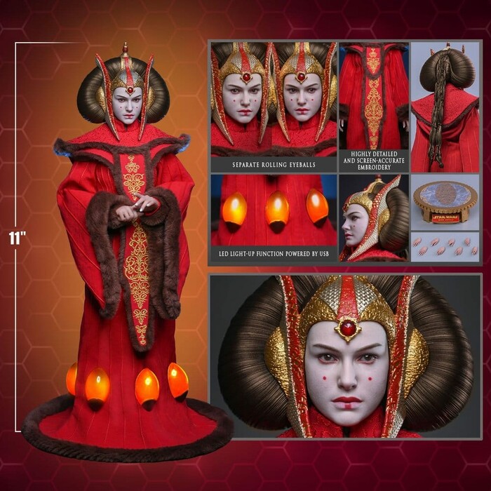 STAR WARS - Queen Amidala 1/6 Action Figure 12" MMS883