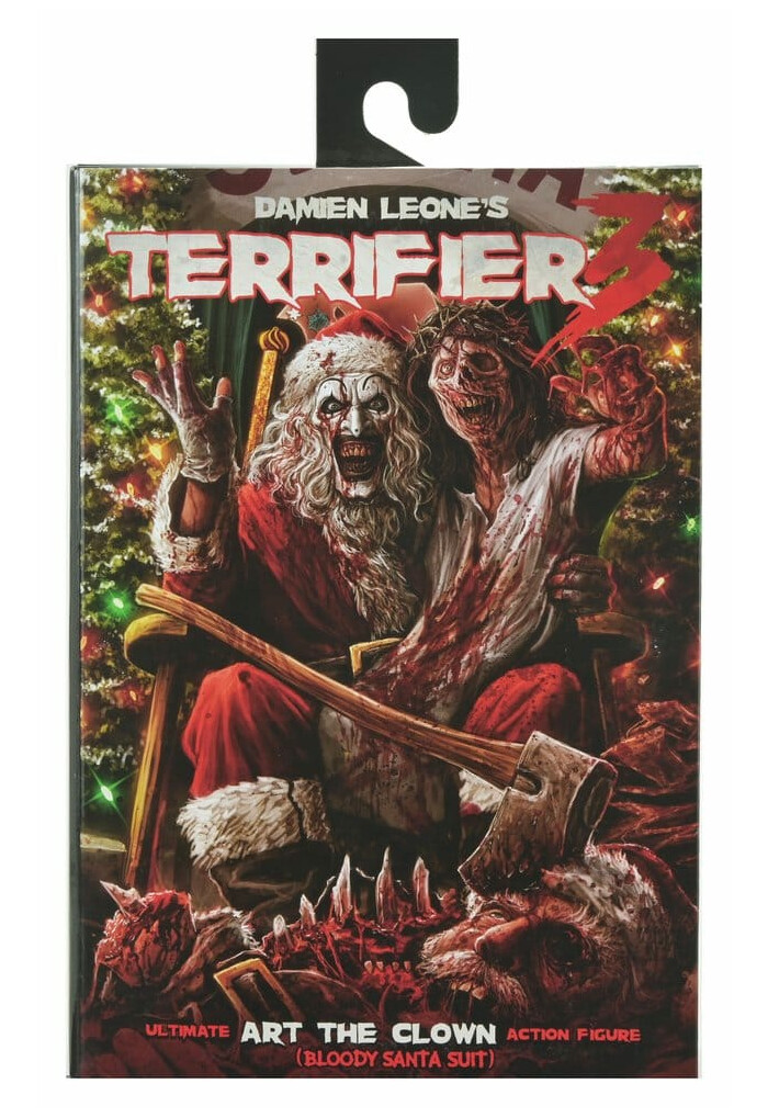 TERRIFIER 3 - Santa Suit Art the Clown Bloody Ver. Ultimate  Action Figure