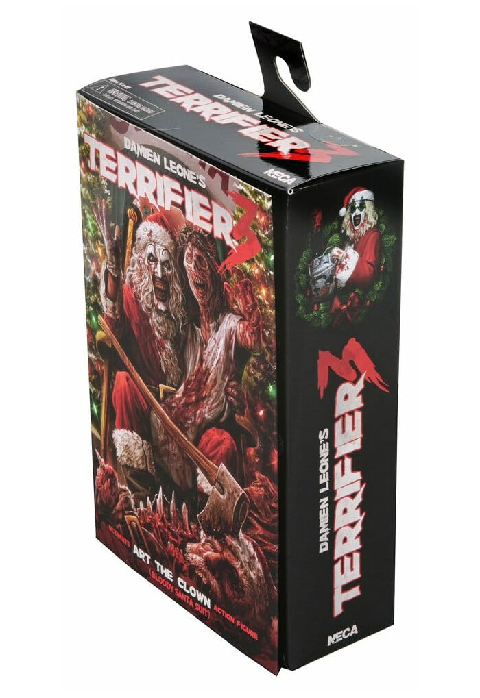 TERRIFIER 3 - Santa Suit Art the Clown Bloody Ver. Ultimate  Action Figure
