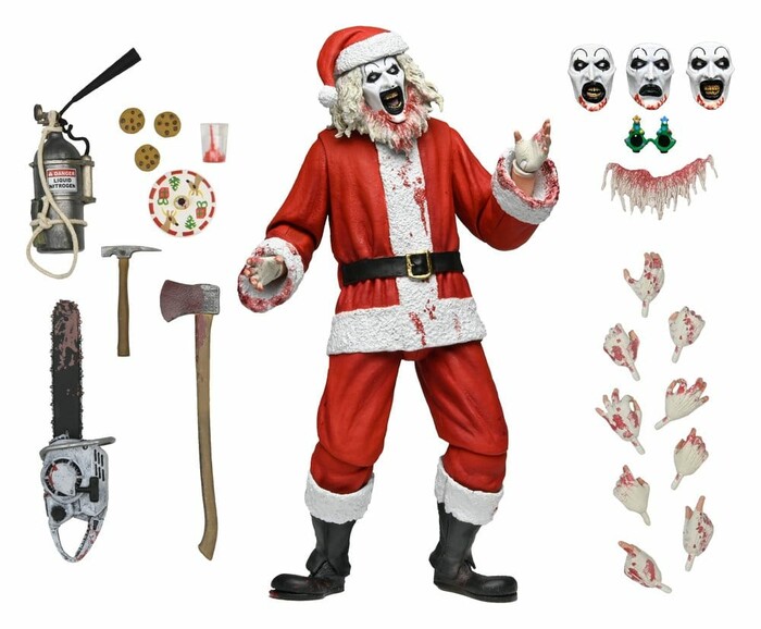 TERRIFIER 3 - Santa Suit Art the Clown Bloody Ver. Ultimate  Action Figure