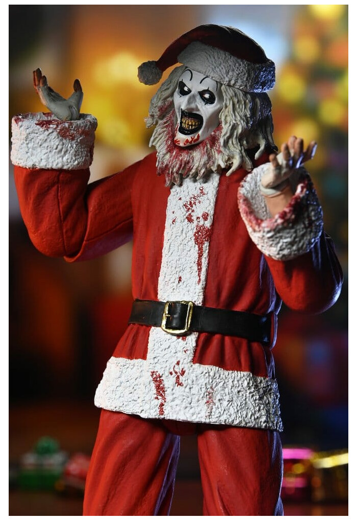 TERRIFIER 3 - Santa Suit Art the Clown Bloody Ver. Ultimate  Action Figure