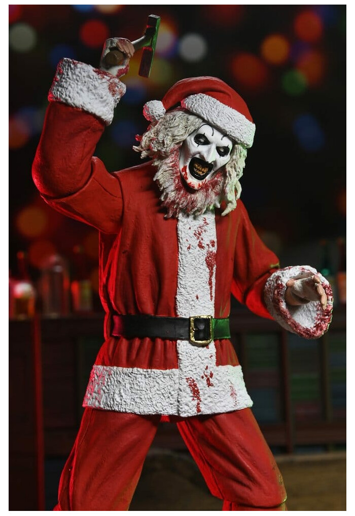 TERRIFIER 3 - Santa Suit Art the Clown Bloody Ver. Ultimate  Action Figure