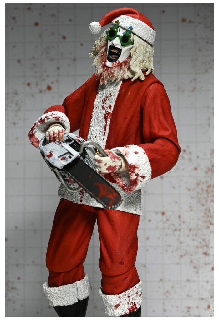 TERRIFIER 3 - Santa Suit Art the Clown Bloody Ver. Ultimate  Action Figure