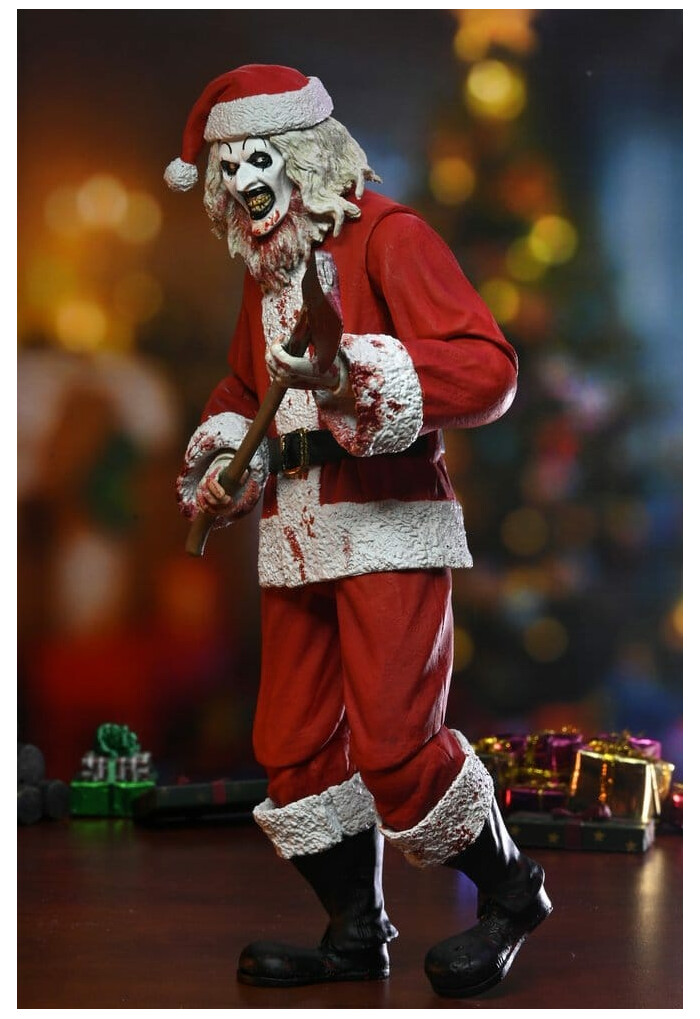 TERRIFIER 3 - Santa Suit Art the Clown Bloody Ver. Ultimate  Action Figure