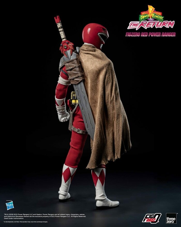 POWER RANGERS - Mighty Morphin - The Return - Red Power 1/6 FigZero Action Figure 12"