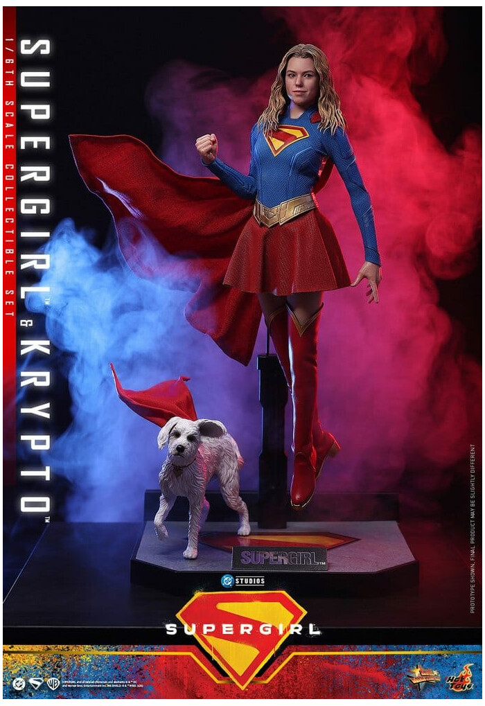 SUPERGIRL - Supergirl & Krypto 1/6 Action Figure 12" MMS869