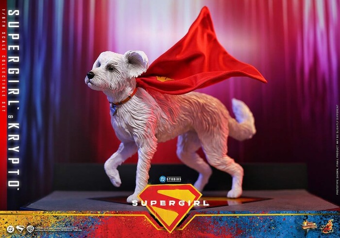 SUPERGIRL - Supergirl & Krypto 1/6 Action Figure 12" MMS869