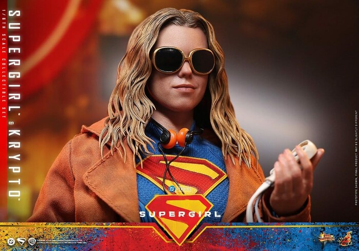 SUPERGIRL - Supergirl & Krypto 1/6 Action Figure 12" MMS869