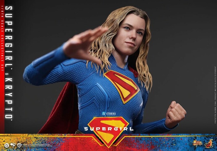 SUPERGIRL - Supergirl & Krypto 1/6 Action Figure 12" MMS869