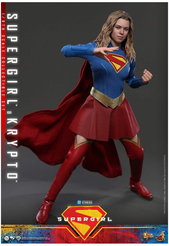 SUPERGIRL - Supergirl & Krypto 1/6 Action Figure 12" MMS869