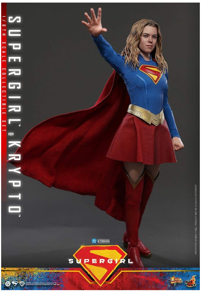 SUPERGIRL - Supergirl & Krypto 1/6 Action Figure 12" MMS869