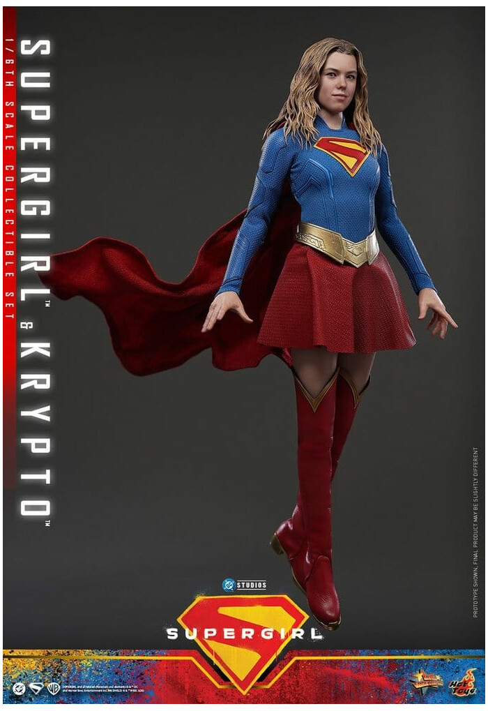 SUPERGIRL - Supergirl & Krypto 1/6 Action Figure 12" MMS869