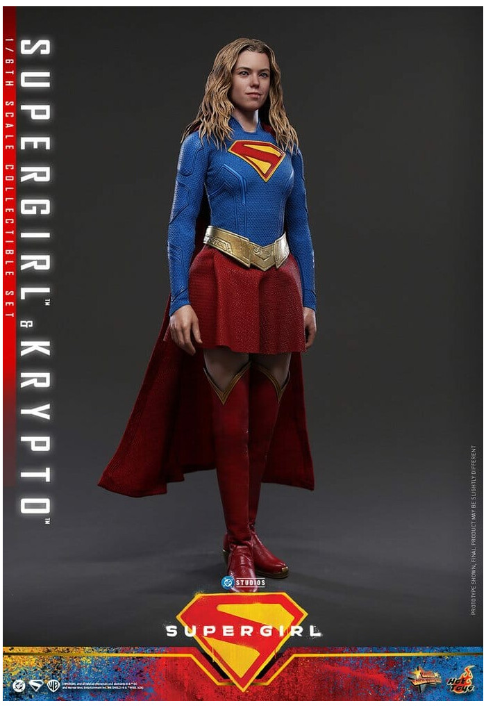 SUPERGIRL - Supergirl & Krypto 1/6 Action Figure 12" MMS869