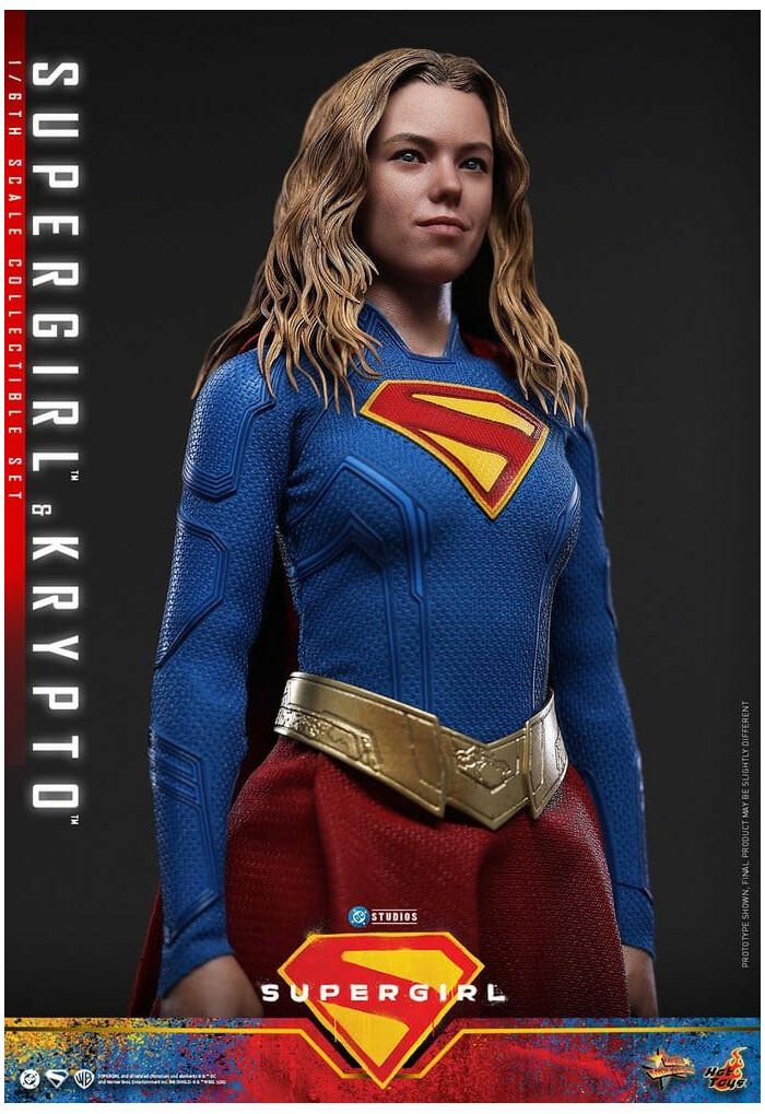 SUPERGIRL - Supergirl & Krypto 1/6 Action Figure 12" MMS869