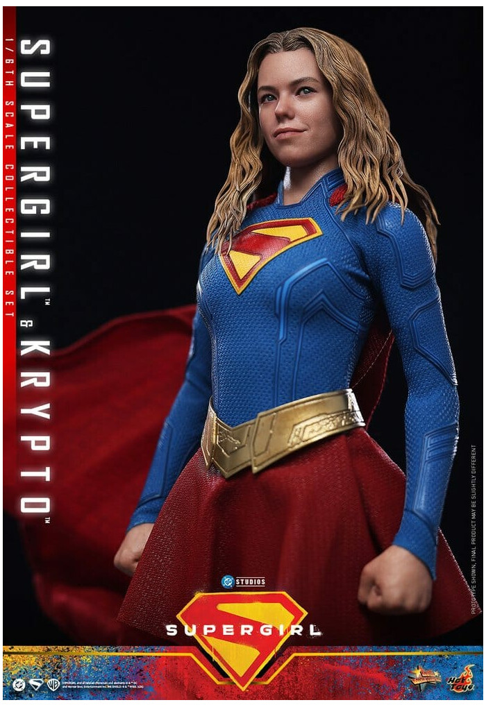 SUPERGIRL - Supergirl & Krypto 1/6 Action Figure 12" MMS869