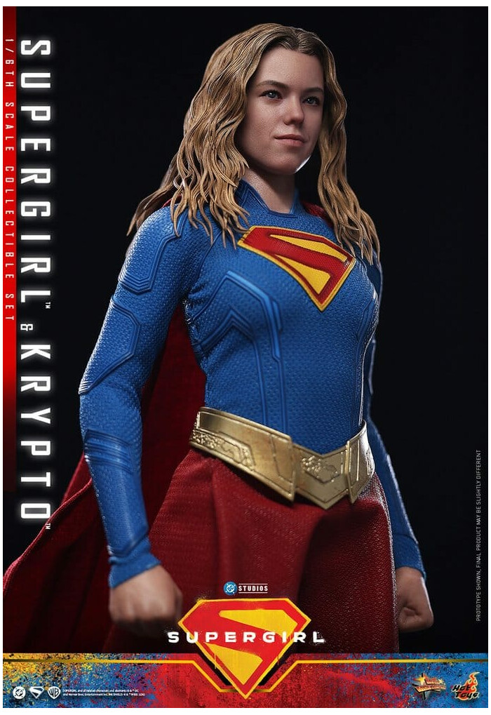 SUPERGIRL - Supergirl & Krypto 1/6 Action Figure 12" MMS869