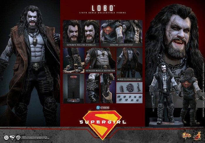 SUPERGIRL MOVIE - Lobo 1/6 Action Figure 12" MMS890