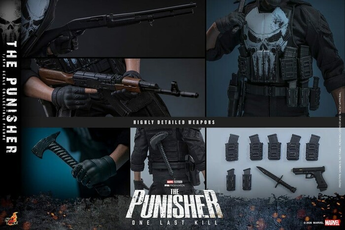 PUNISHER - One Last Kil - Punisher 1/6 Action Figure 12" TMS190