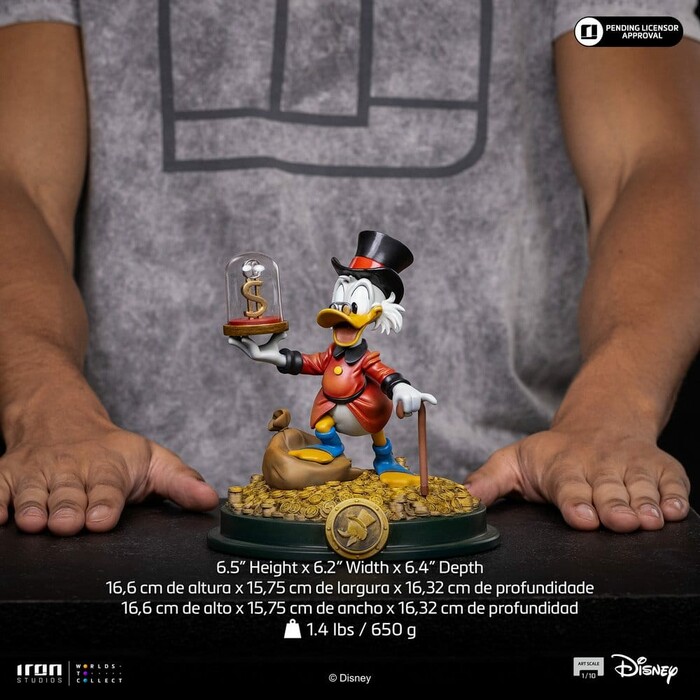 DISNEY - DuckTales - Uncle Scrooge McDuck 1/10 Art Scale Statue