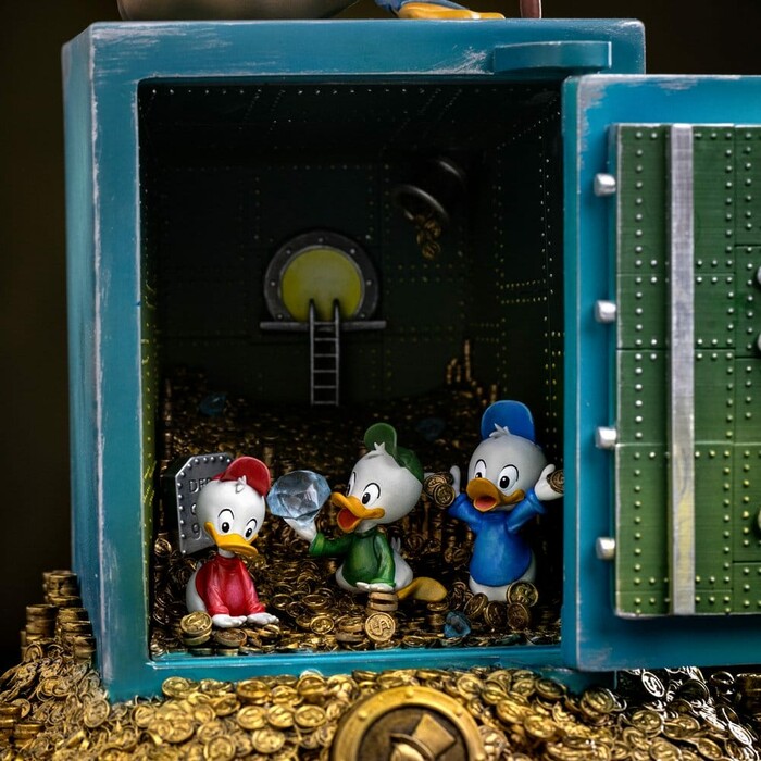 DISNEY - DuckTales - Uncle Scrooge McDuck and Nephews 1/10 Art Scale Statue
