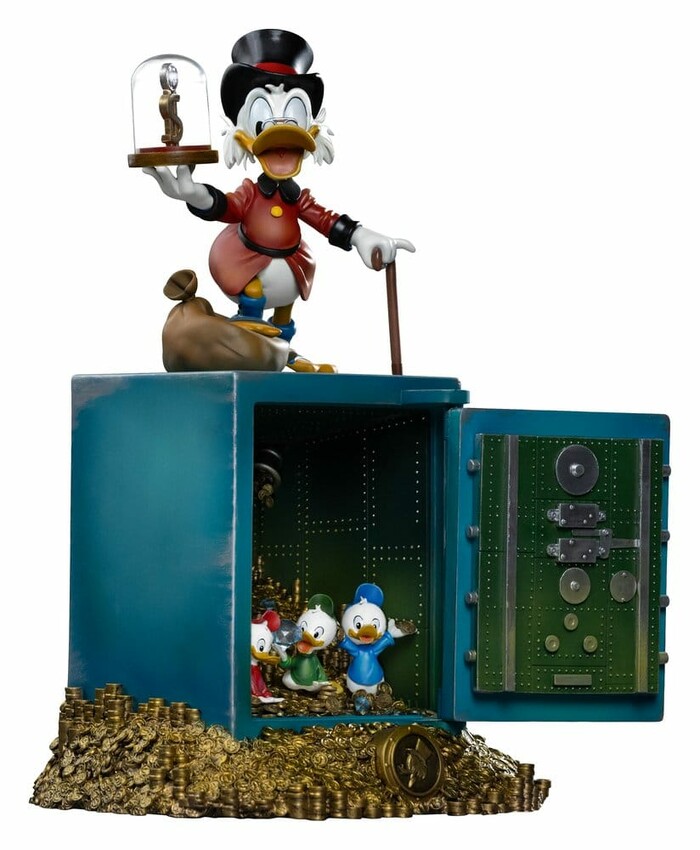 DISNEY - DuckTales - Uncle Scrooge McDuck and Nephews 1/10 Art Scale Statue