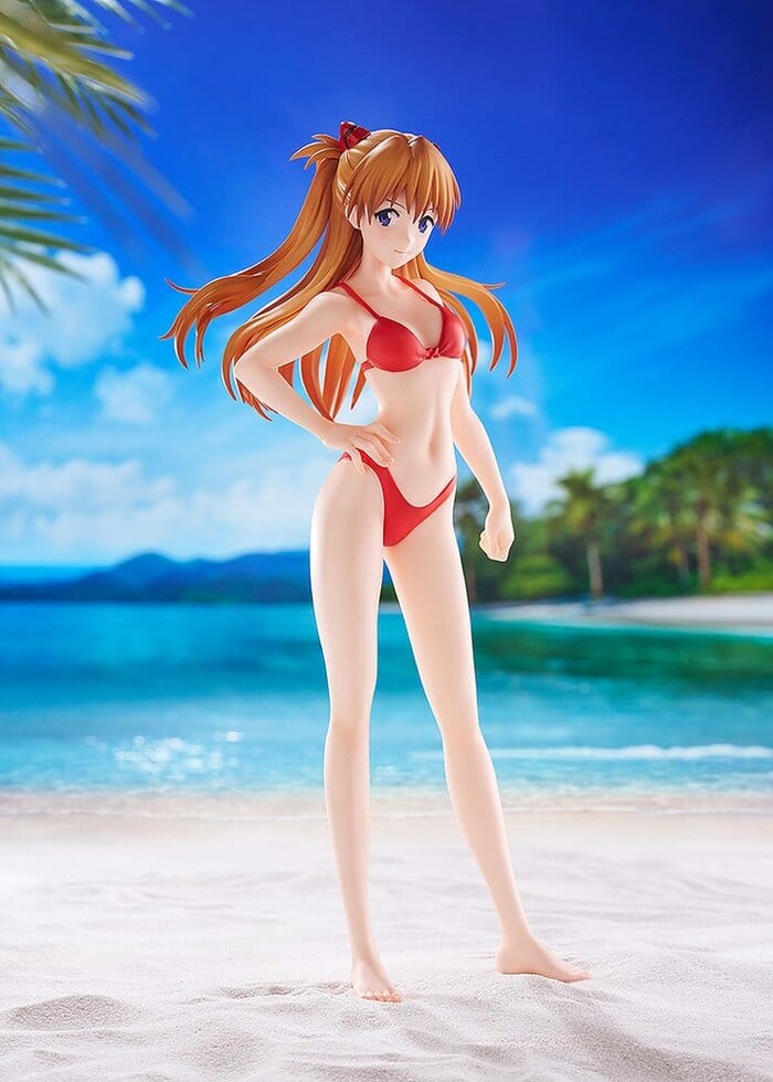 EVANGELION - Beach Queens Asuka Shikinami Langley Bikini Style L Size Pop Up Parade Pvc Figure