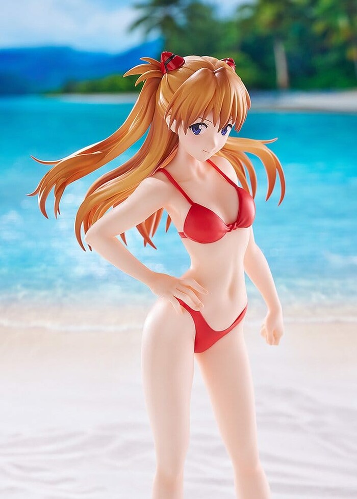 EVANGELION - Beach Queens Asuka Shikinami Langley Bikini Style L Size Pop Up Parade Pvc Figure