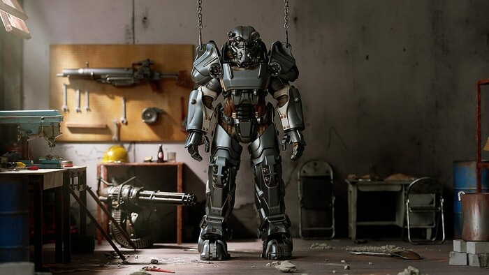 FALLOUT - T-60 Power Armor Plamatea Plastic Model Kit