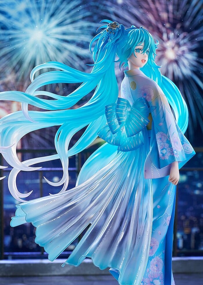 VOCALOID - Miku Hatsune Music & Fire Works Ver. 1/7 Pvc Figure