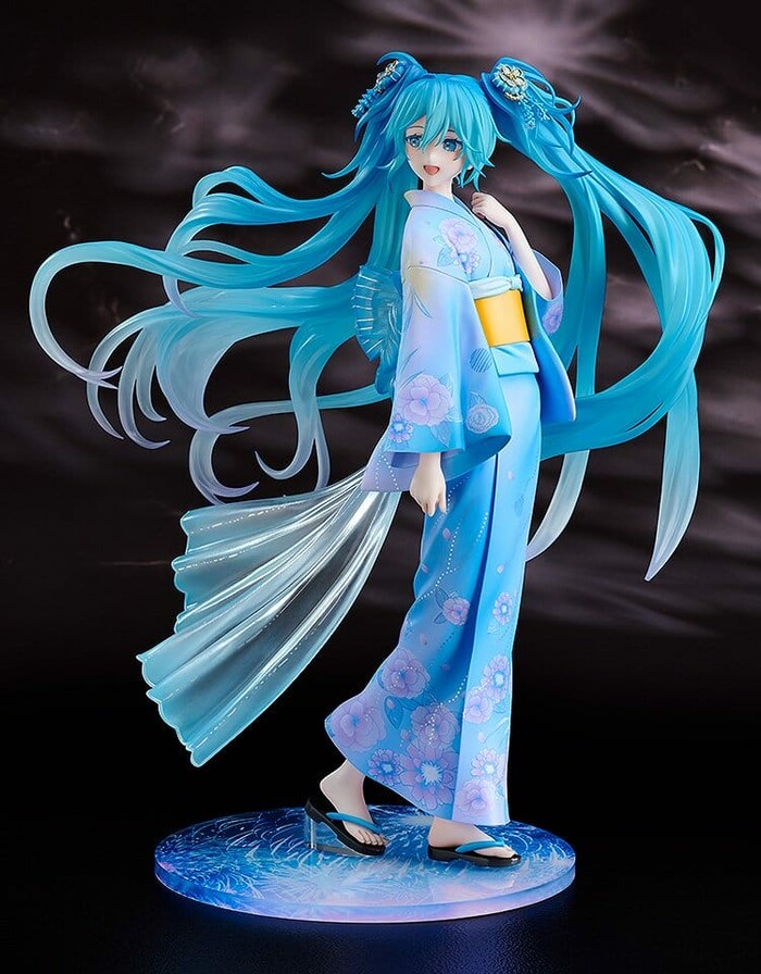 VOCALOID - Miku Hatsune Music & Fire Works Ver. 1/7 Pvc Figure