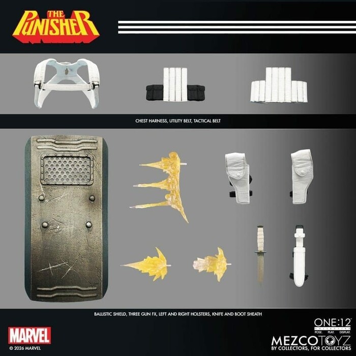 MARVEL - Punisher 1/12 Action Figure