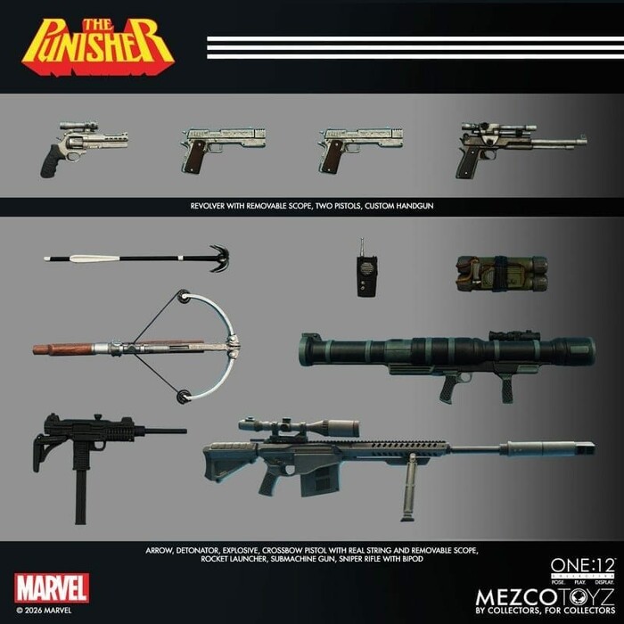 MARVEL - Punisher 1/12 Action Figure